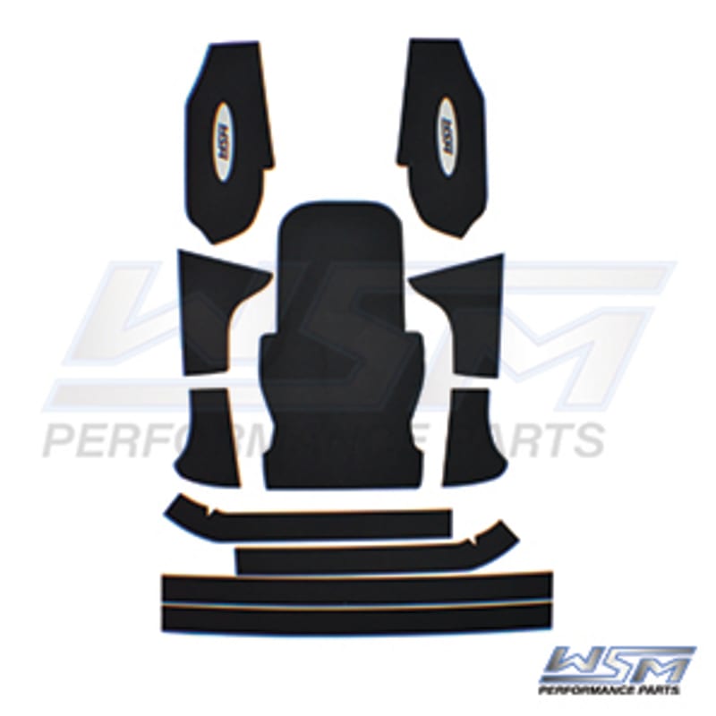 Kit tapis Kawasaki 800 SX-R 03-11 - Avec cale pieds et caches baquet