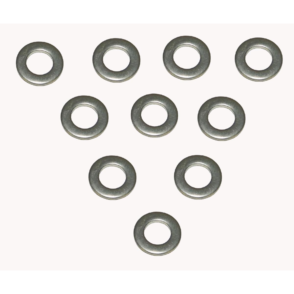 Rondelle plate 6mm Stainless - Pack Of 10