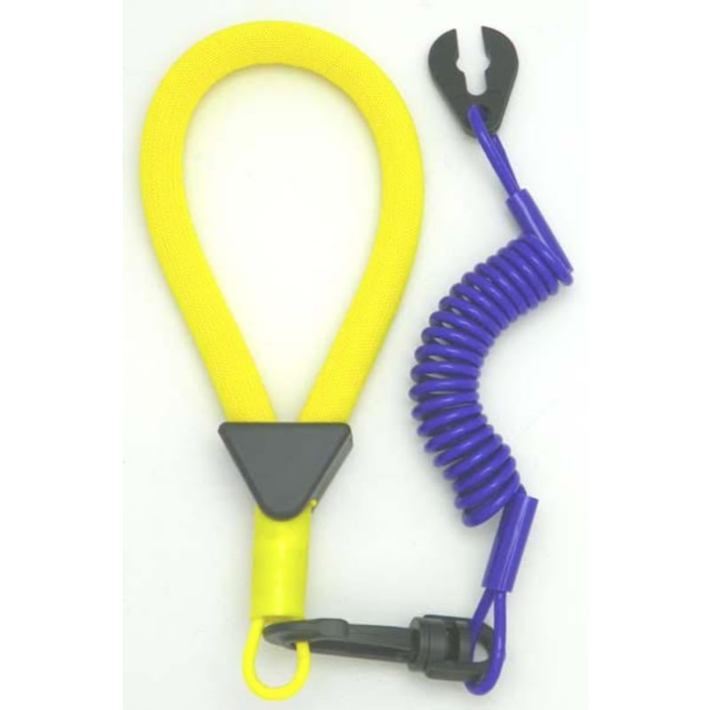 Cordon de coupe circuit poignet Yamaha - Yellow / Purple