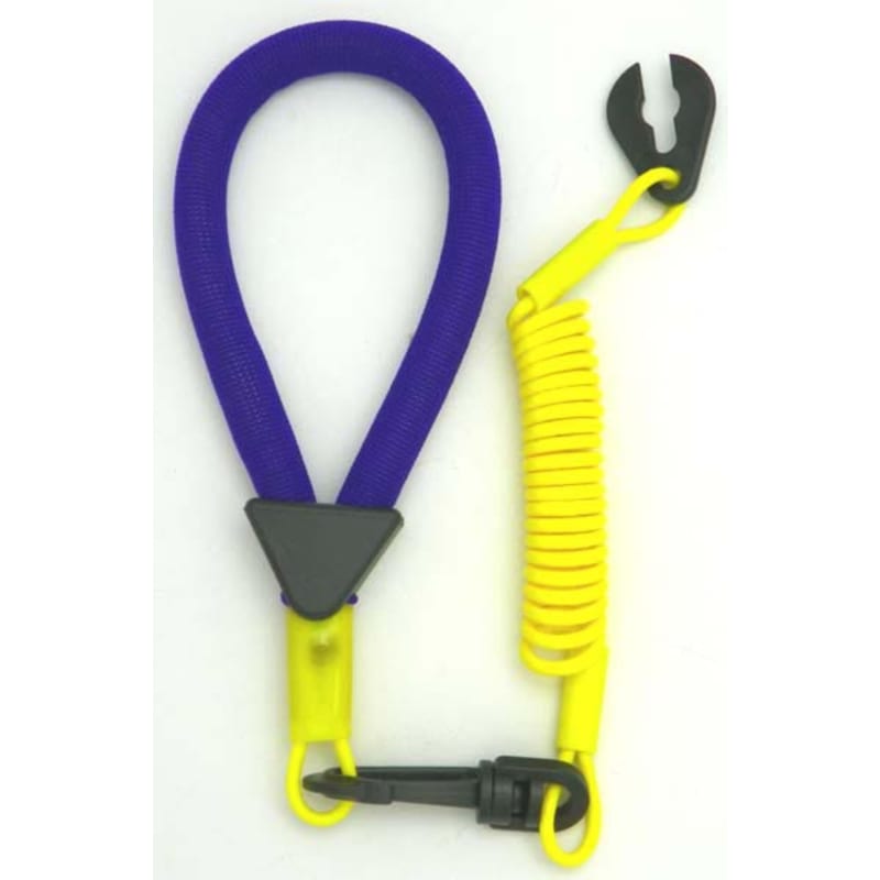 Cordon de coupe circuit poignet Yamaha - Purple / Yellow