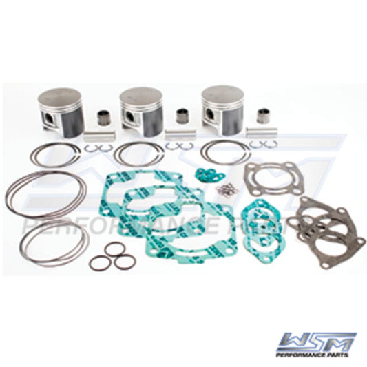 Kit pistons et joints haut moteur Polaris 1200 00-04  - Cote +0,25mm Platinum