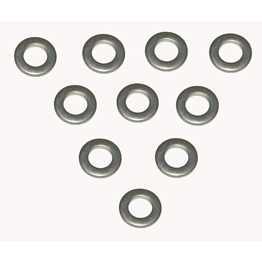 Rondelle plate 6mm Stainless - Pack Of 10
