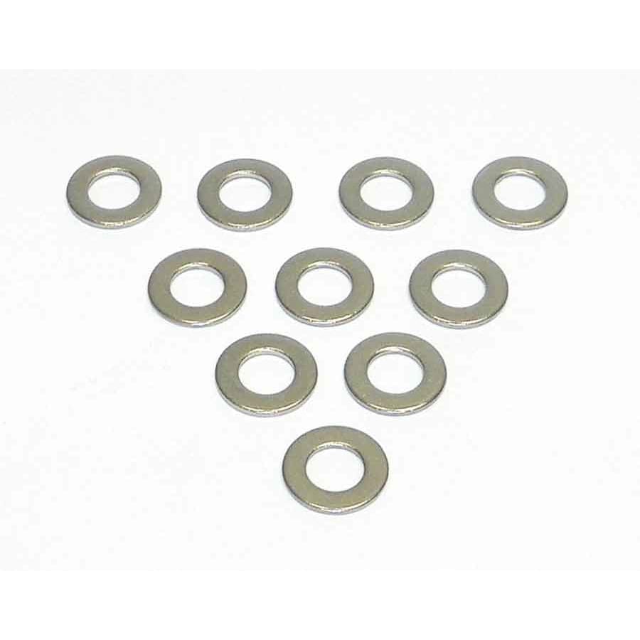 Rondelle plate 8mm Stainless - Pack Of 10