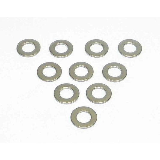 Rondelle plate 8mm Stainless - Pack Of 10
