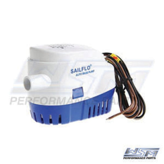 Pompe de vide cale 1100 GPH 1 1/8 Inch Outlet Hose